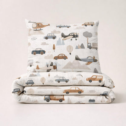 Housse de couette enfant voiture Elio