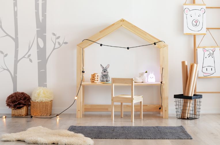 Bureau enfant en bois