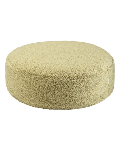 Pouf enfant Teddy bouclette Vert pistache