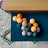 Guirlande lumineuse boule Bleu & camel