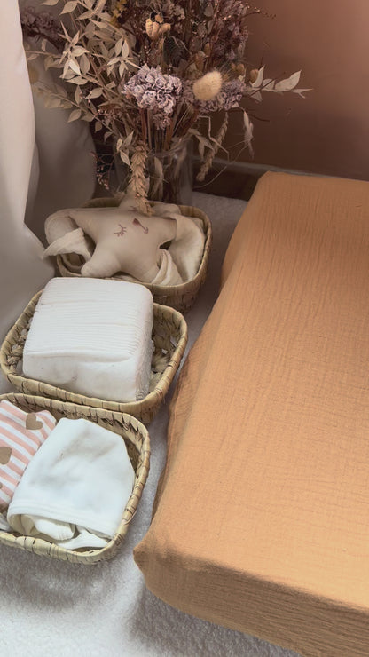 Luiermand + matras + dubbele gaashoes Beige