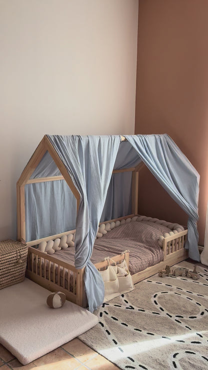 Ciel de lit cabane (pack de 2) Bleu glacier