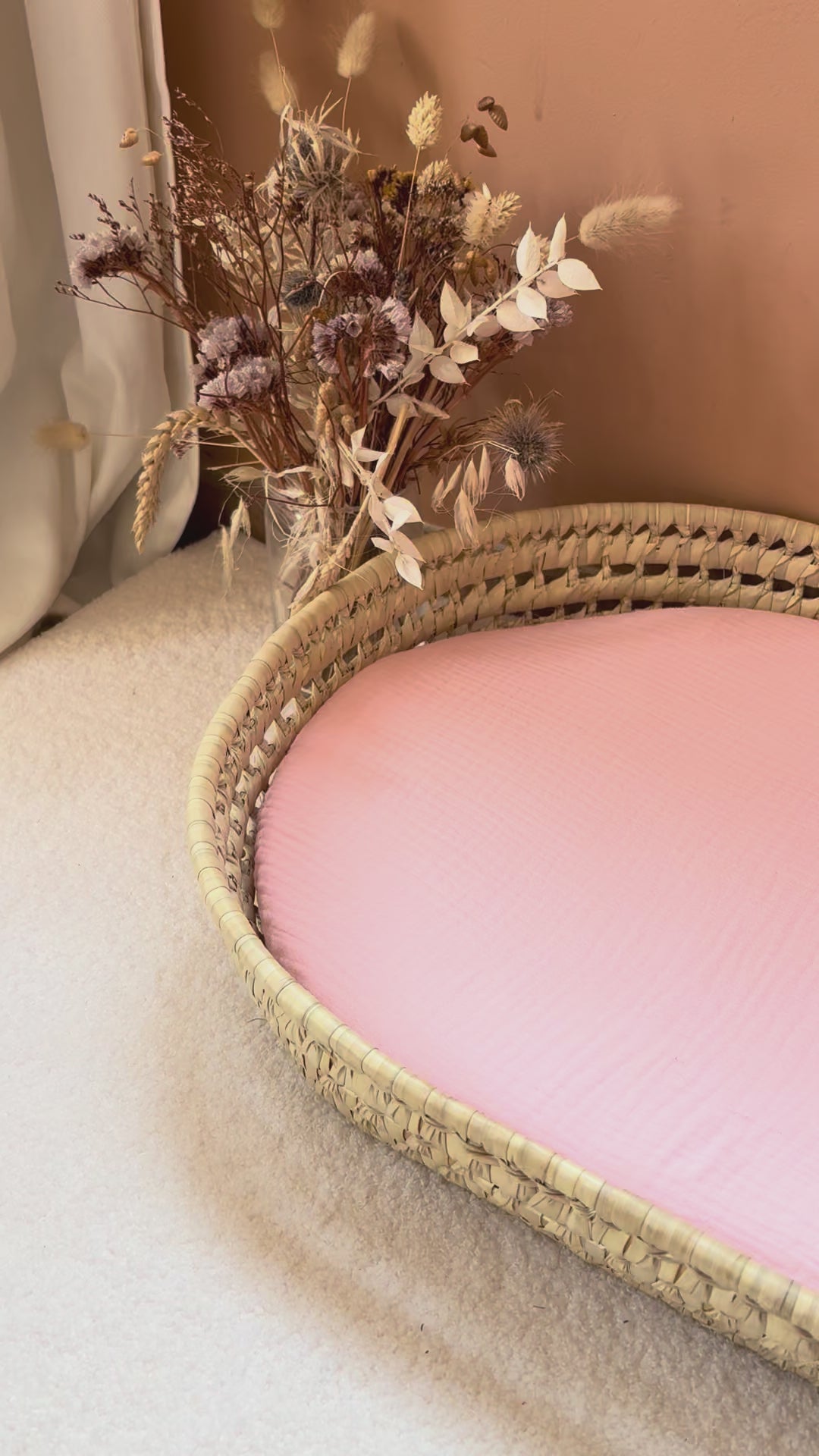 Luiermand + matras + dubbele gaashoes Ecru