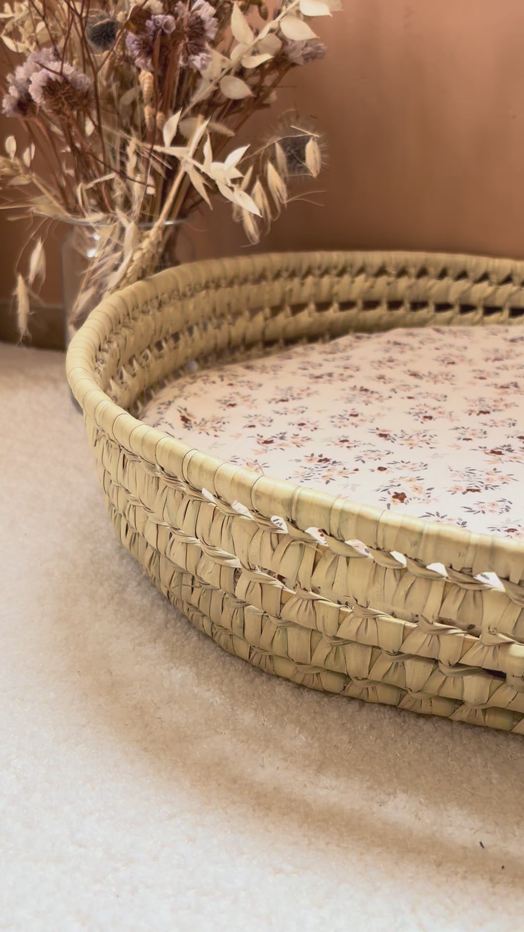 Luiermand + matras + dubbele gaashoes Ecru