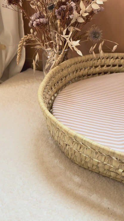 Luiermand + matras + dubbele gaashoes Ecru