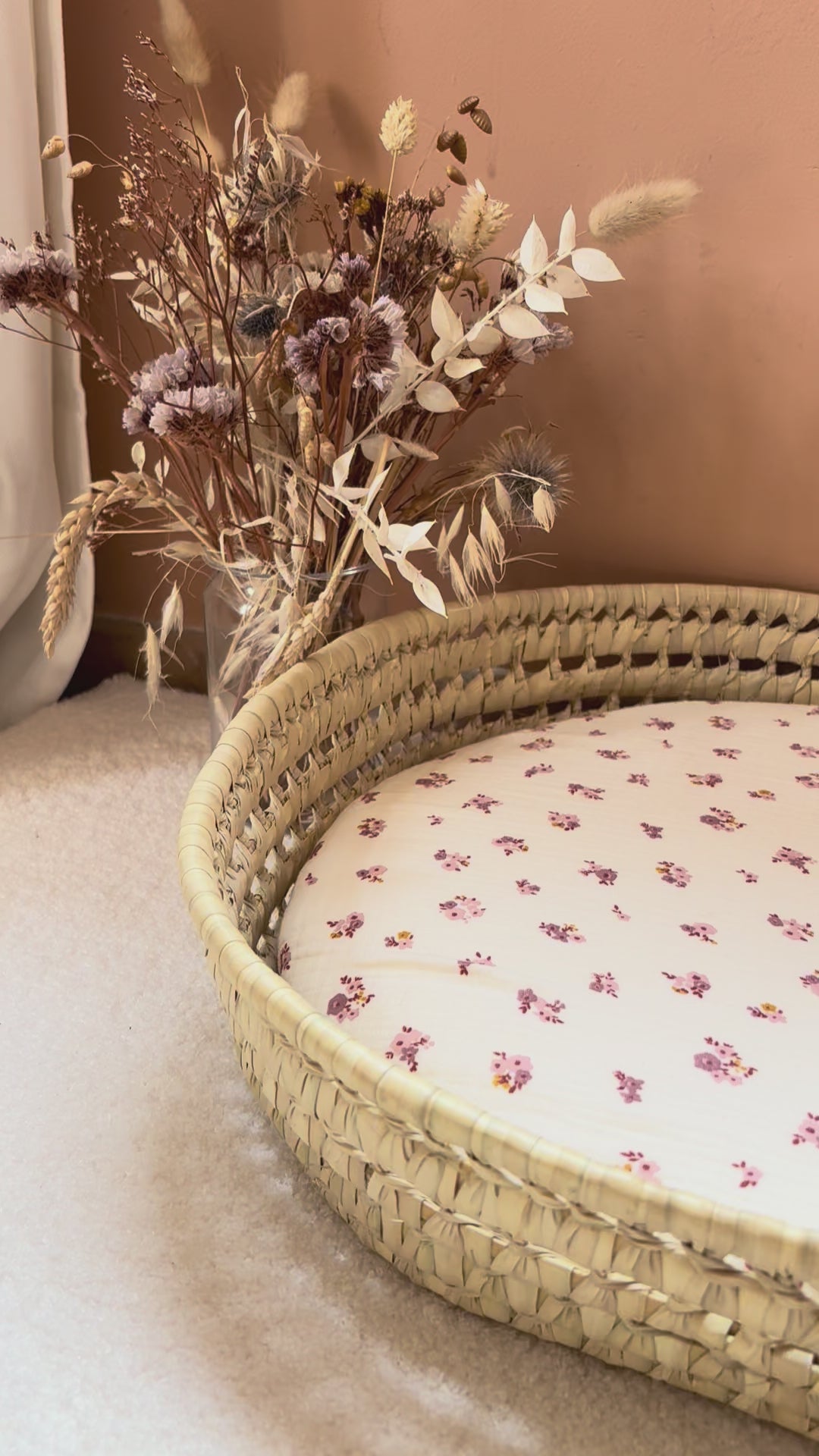 Luiermand + matras + dubbele gaashoes Ecru
