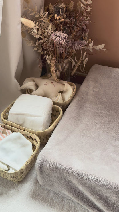 Luiermand + matras + dubbele gaashoes Beige