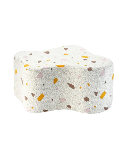 Pouf enfant Teddy bouclette Terrazzo