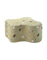 Pouf enfant Teddy bouclette Terrazzo Vert