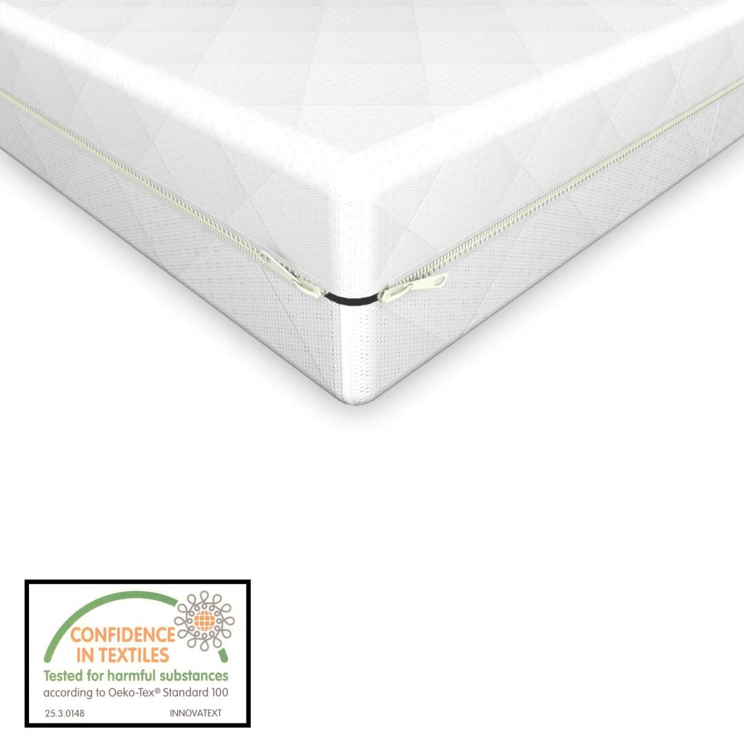 Lit cabane Montessori + matelas 80x160cm - Blanc