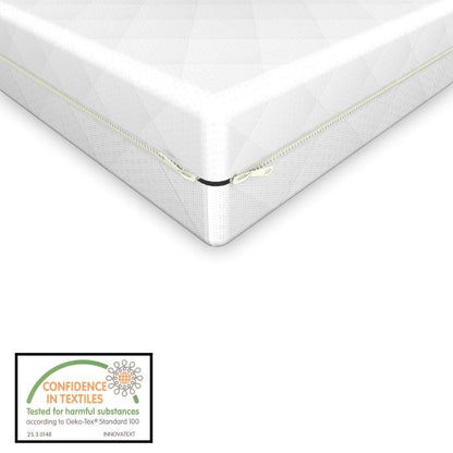 Lit cabane en bois naturel + matelas 80x160cm - Bois naturel