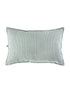 Coussin rectangulaire velours côtelé Vert menthe